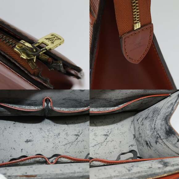 LOUIS VUITTON Epi Riviera Hand Bag Brown M48183 - Picture 11 of 13